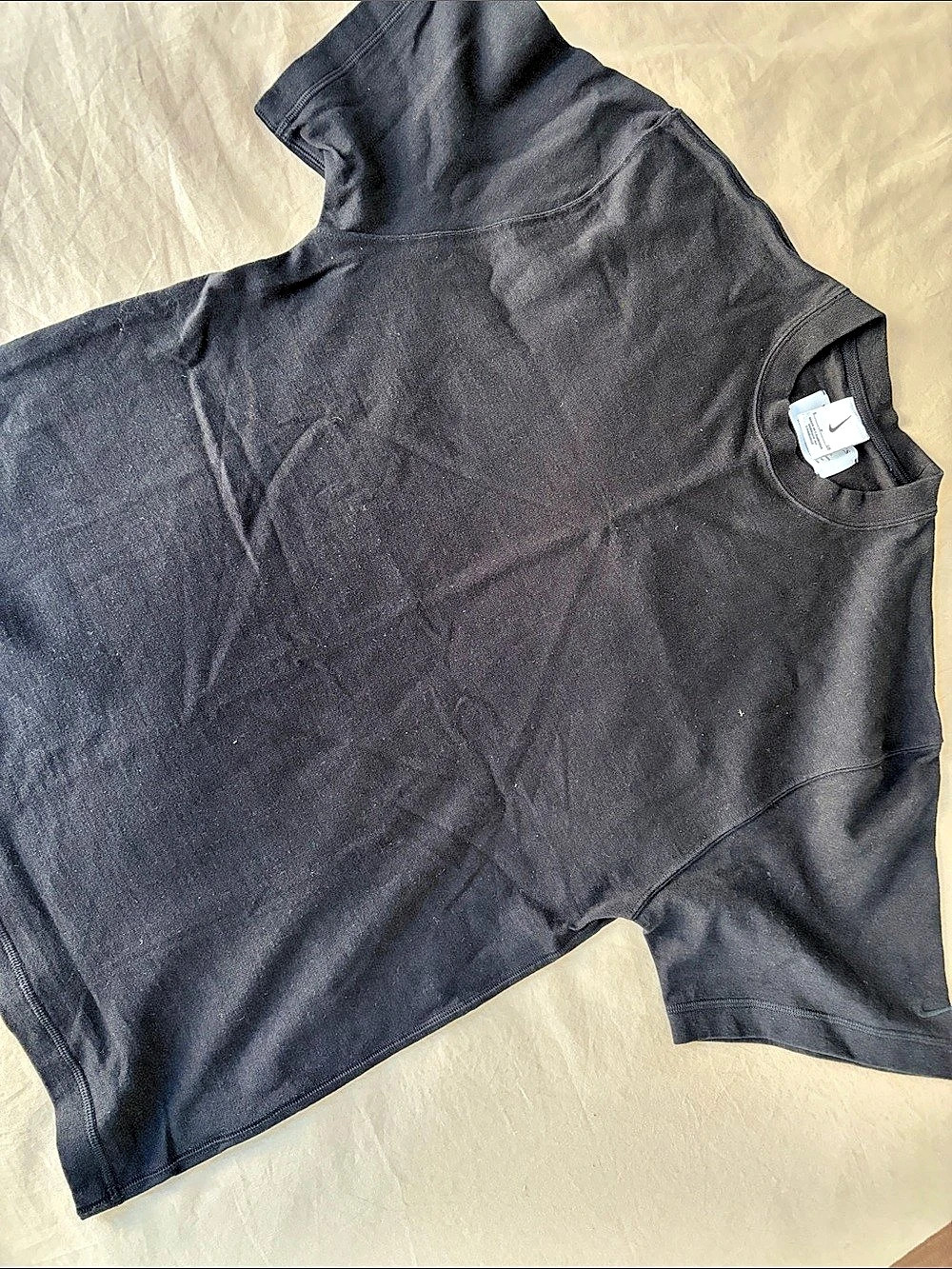 Men’s Unisex Nike Wool Classics Short-Sleeve T-Shirt Black Small